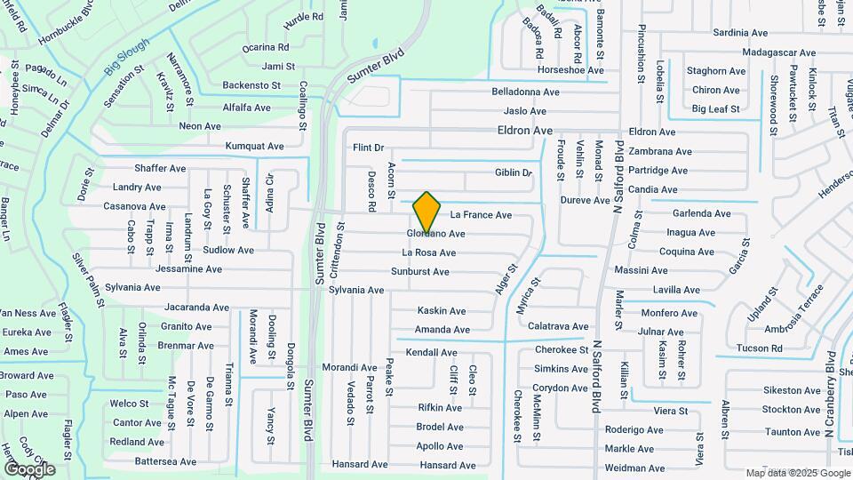 4459 Glordano Ave Map and Location Details