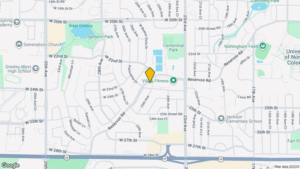 2551 W 24th St Map and Location Details