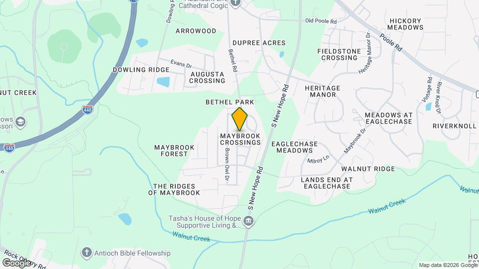 1549 Pebble Ridge Dr Mapa y Detalles de la Ubicación