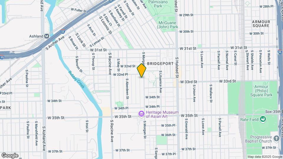 3252 S Morgan St Map and Location Details
