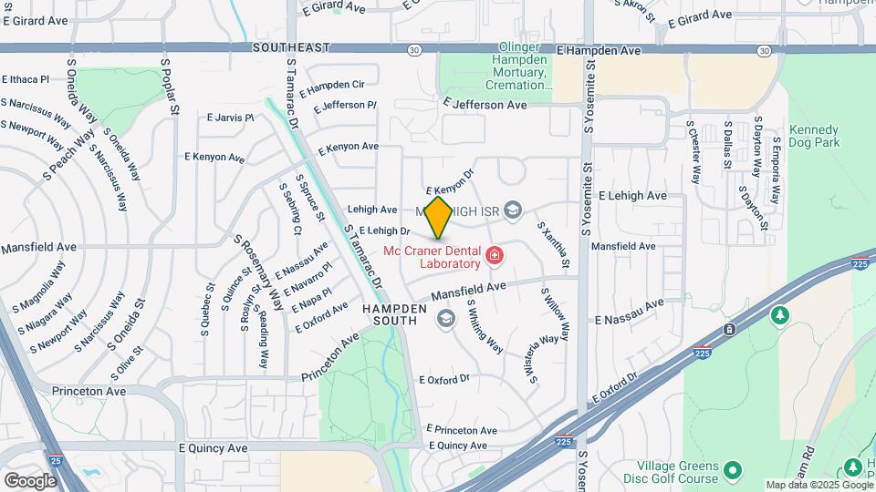 8308 E Lehigh Dr Map and Location Details