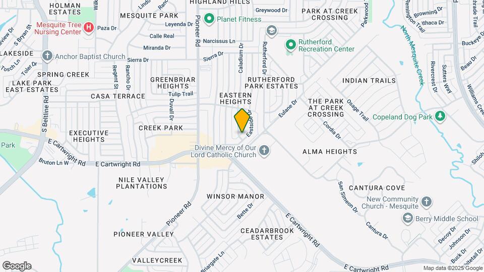 1449 Eastside Dr Mapa y Detalles de la Ubicación