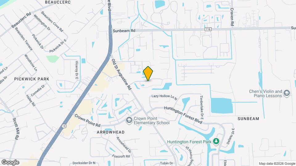 4030 Laurelwood Dr Mapa y Detalles de la Ubicación