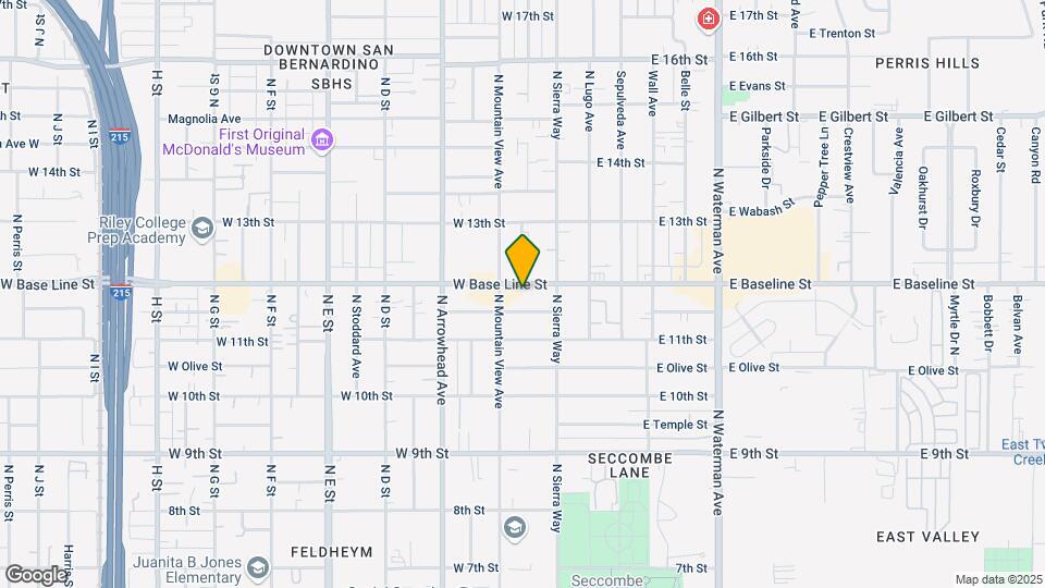 167 W Base Line St Map and Location Details
