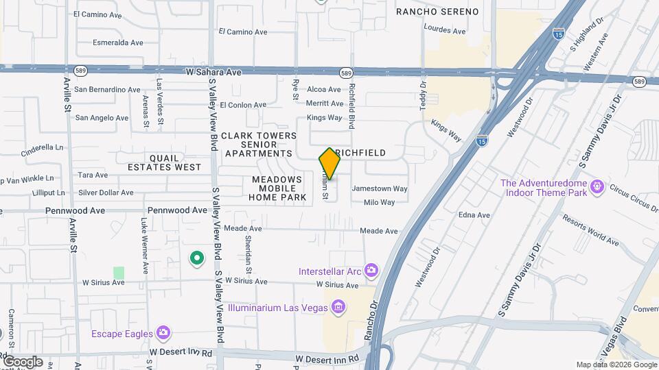 2809 Northam St Map and Location Details