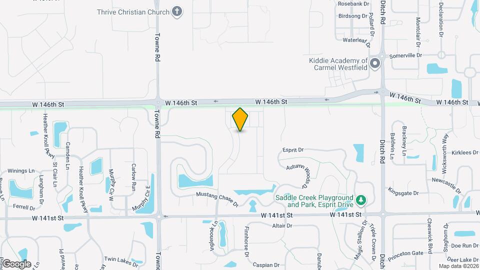 14459 Bishop Birch Pl Map and Location Details