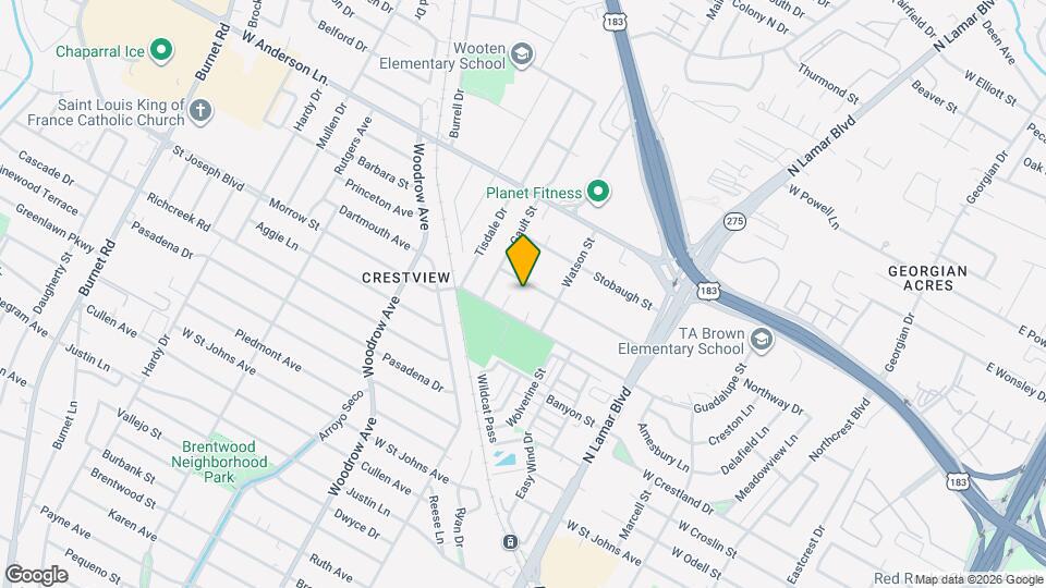 1113 Taulbee Ln Map and Location Details