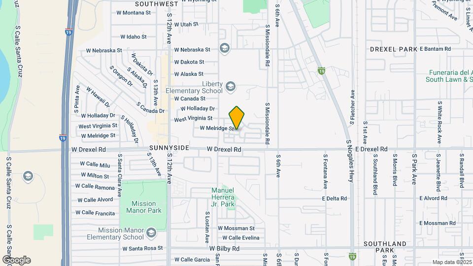 219 W Melridge St Map and Location Details