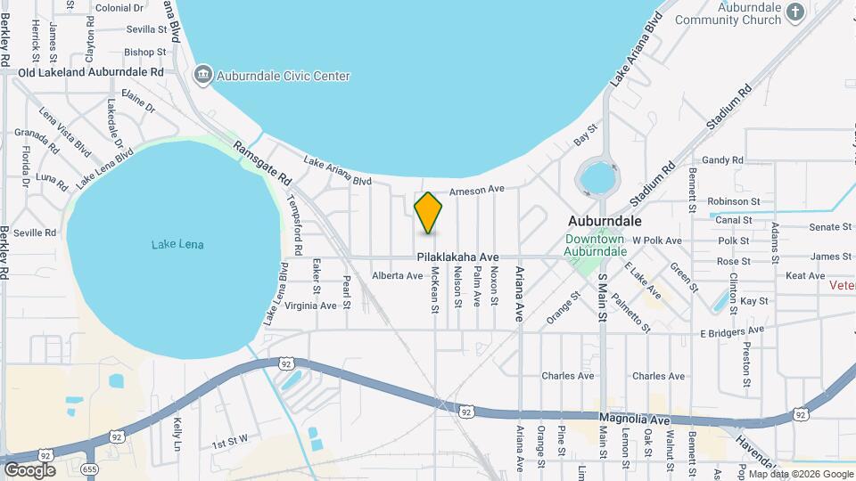 132 McKean St, Unit Unit A Map and Location Details