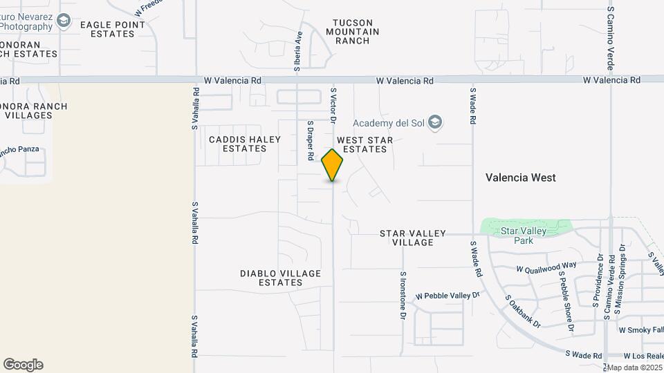 7084 S Victor Dr Map and Location Details