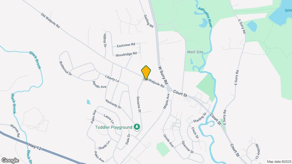 38 Old Walpole Rd Map and Location Details