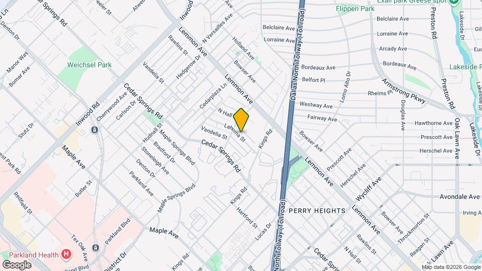 5030 Lahoma St Map and Location Details