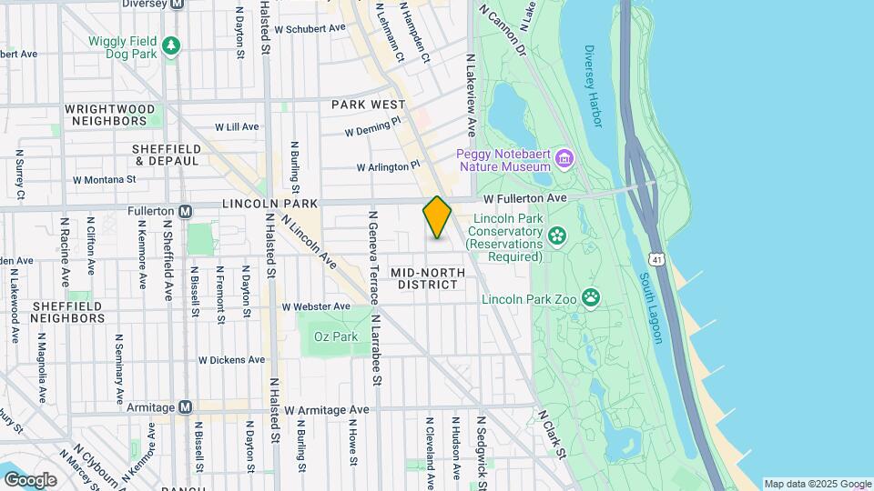 442 W Belden Ave, Unit 1 Map and Location Details