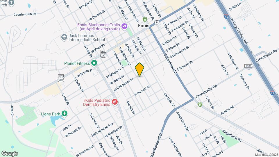604 S McKinney St Map and Location Details