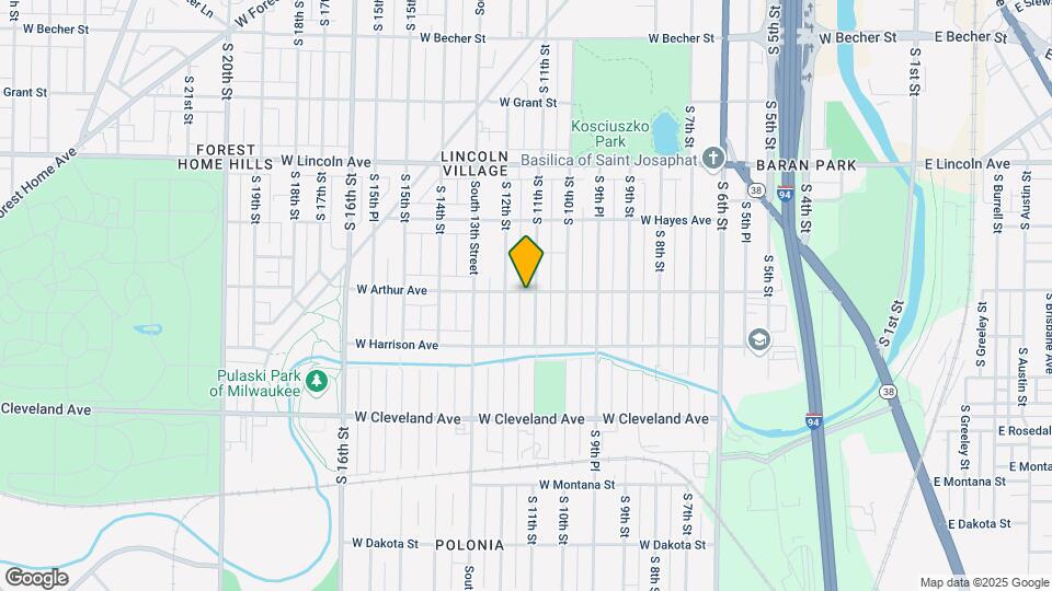2501-2503-2503 S 11th St Map and Location Details