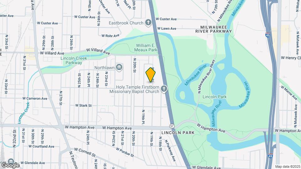 1908 W Fairmount Ave Map and Location Details