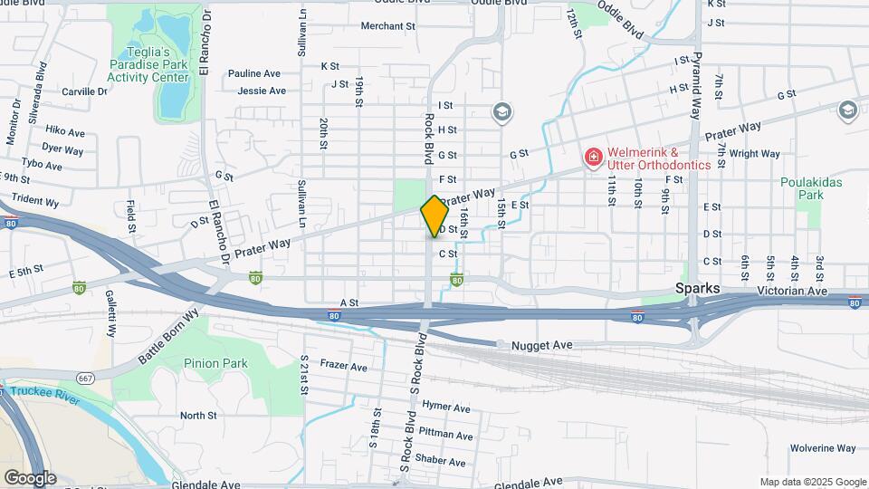 314 Rock Blvd Map and Location Details