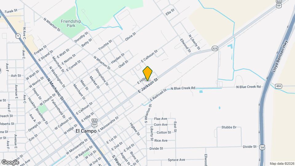 907 E Jackson St Map and Location Details