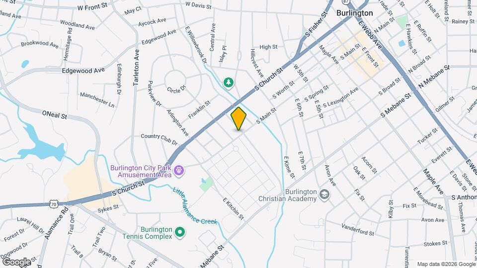 102 W Summit Ave Map and Location Details