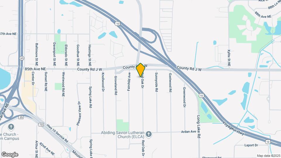 8460 Red Oak Dr Map and Location Details