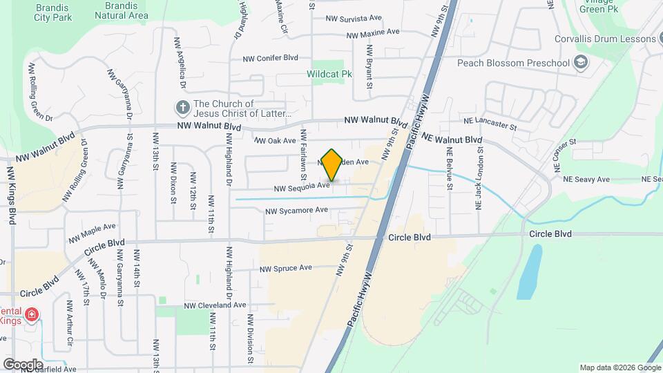 930 NW Sequoia Ave Map and Location Details