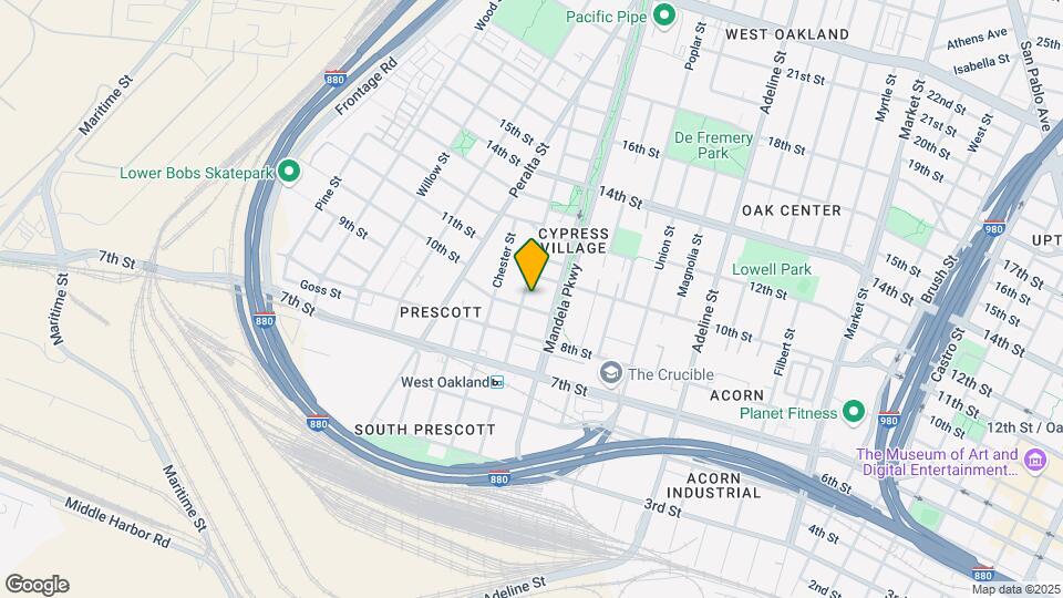 916 Center St Map and Location Details
