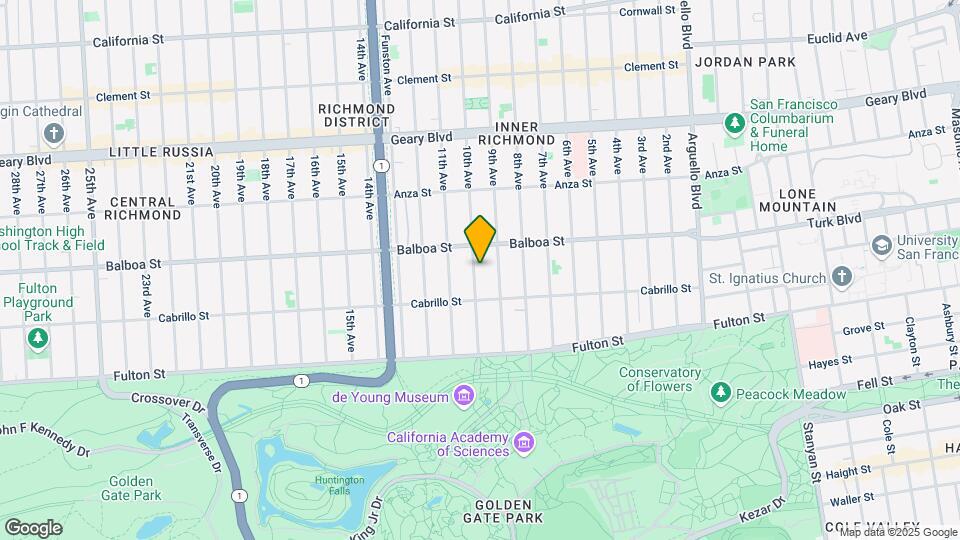 646 10th Ave, Unit 3bd 2ba Newly Renovated Map and Location Details