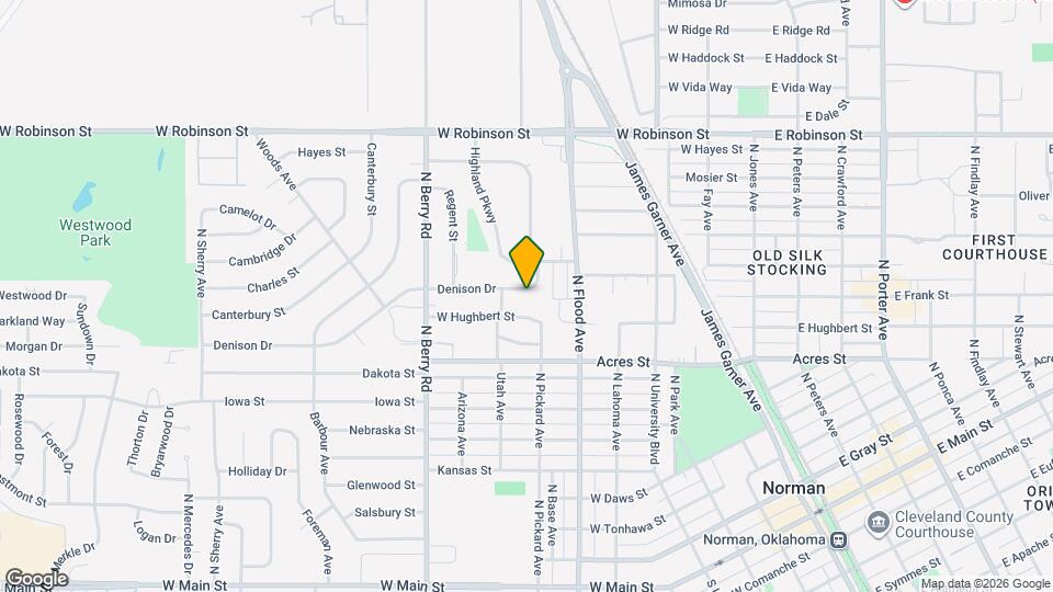 706 Denison Dr Map and Location Details