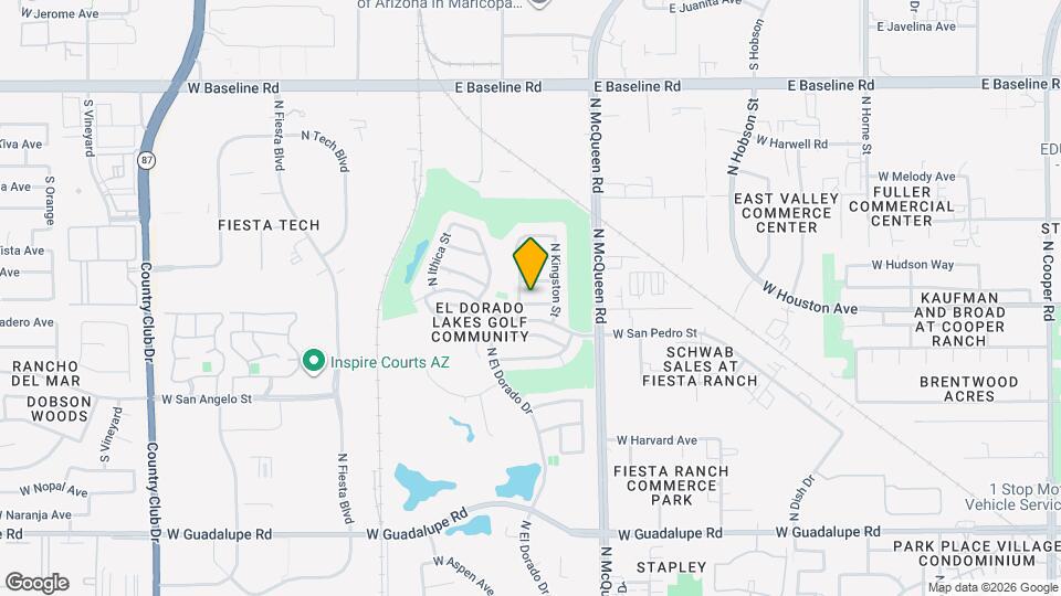 1710 W Houston Ave Map and Location Details