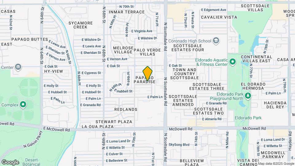 2101 N 70th Pl Map and Location Details