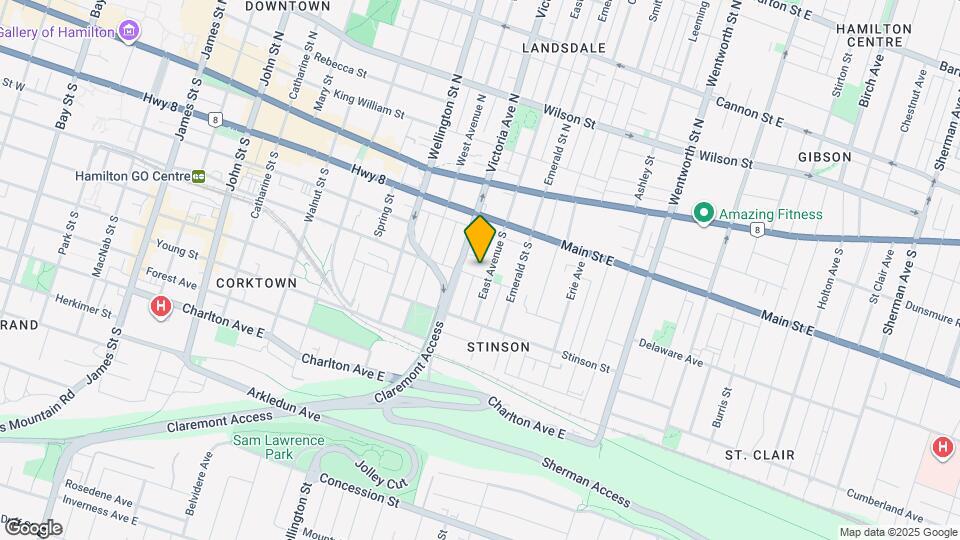 321 Hunter St E Map and Location Details