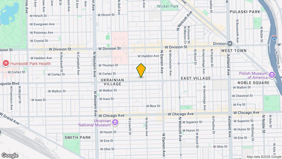2114 W Augusta Blvd Map and Location Details