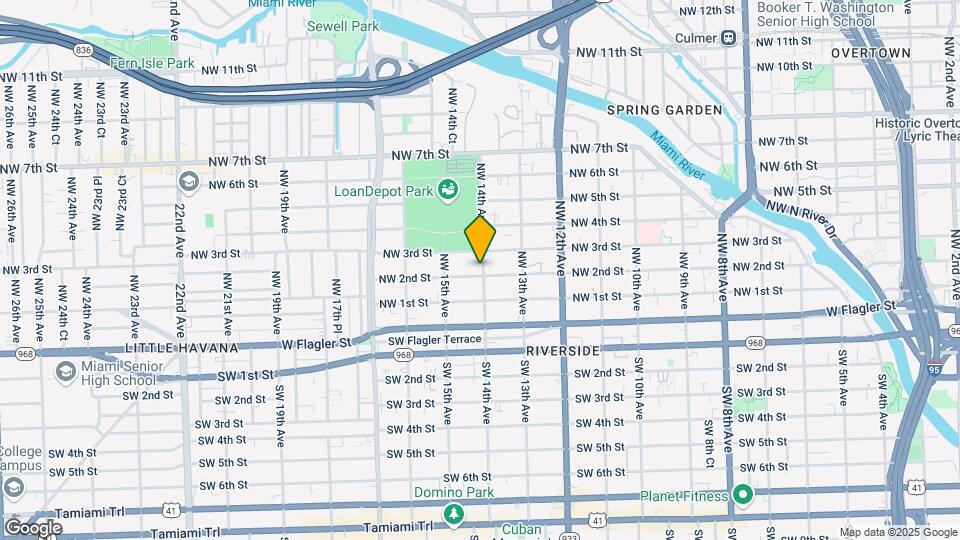 200 NW 14th Ave Map and Location Details