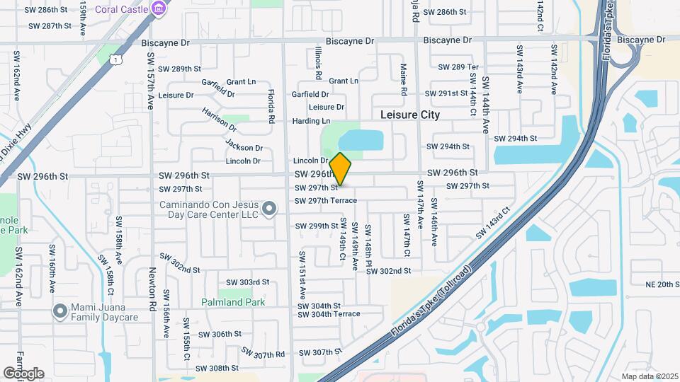 14940 SW 297th St Map and Location Details