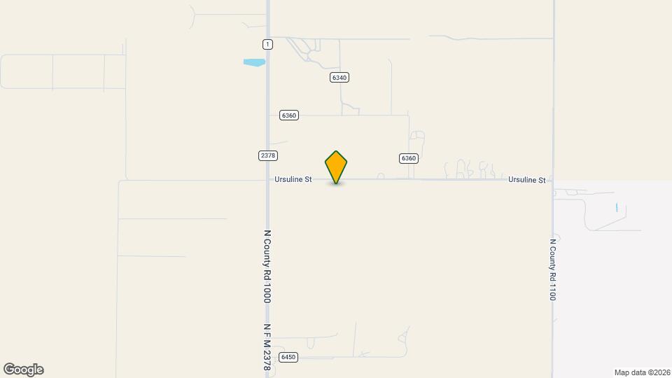 11707 County Rd 6400 Map and Location Details