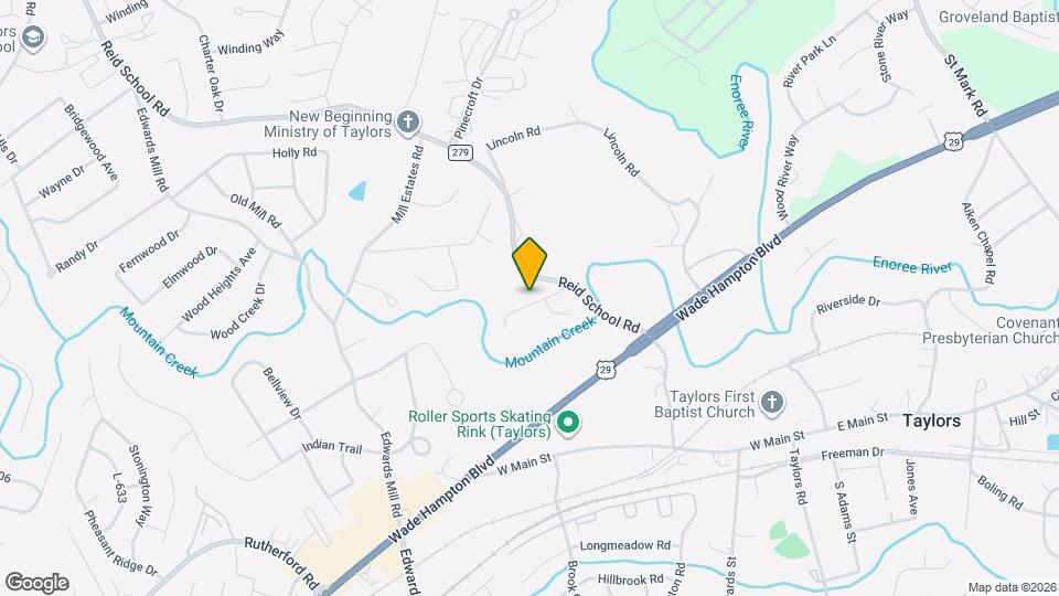 104 Creekland Wy Map and Location Details