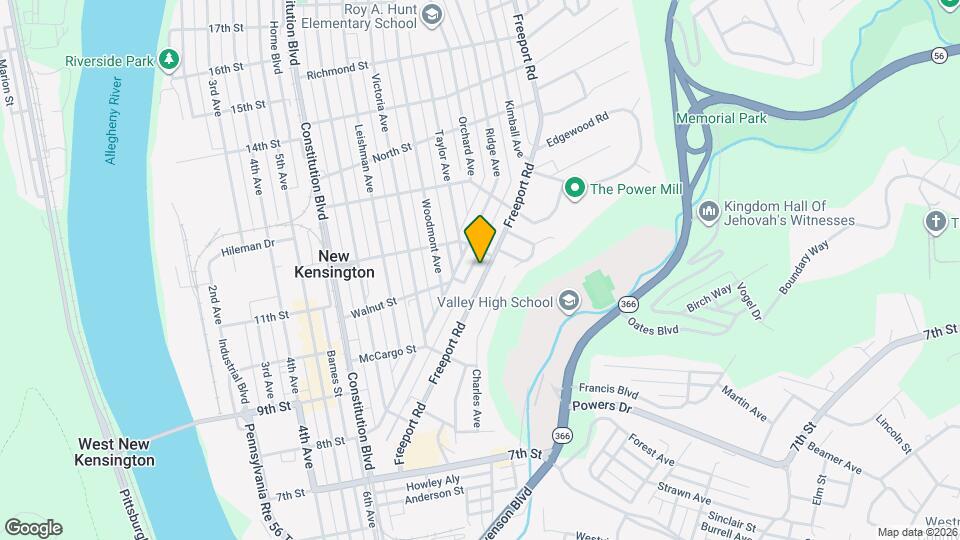 427-429 Freeport Rd Map and Location Details