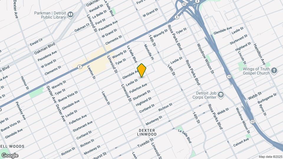 2447 Leslie St Map and Location Details