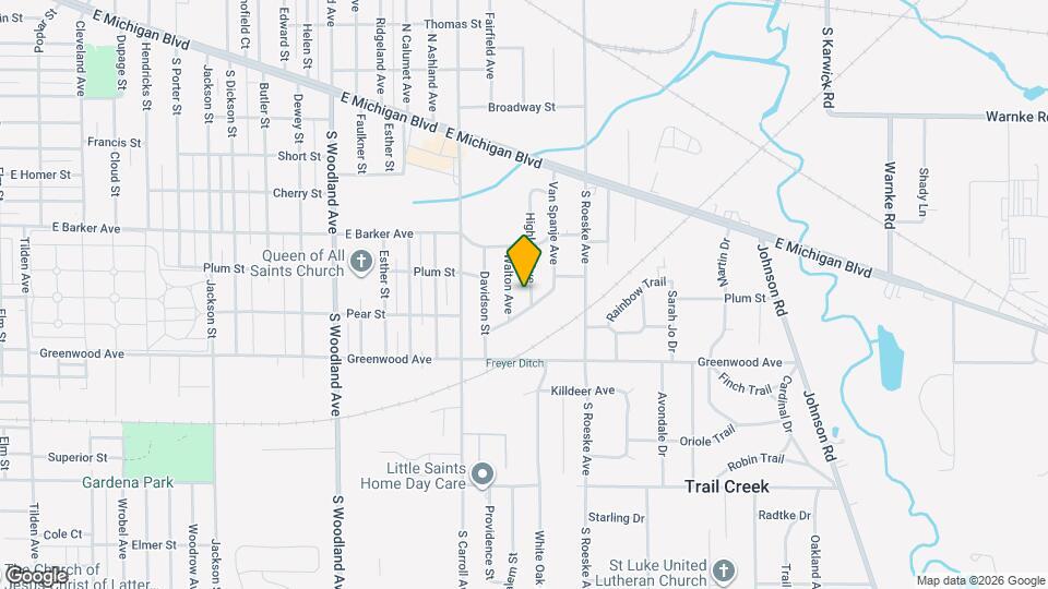 533 Highland Ave Map and Location Details