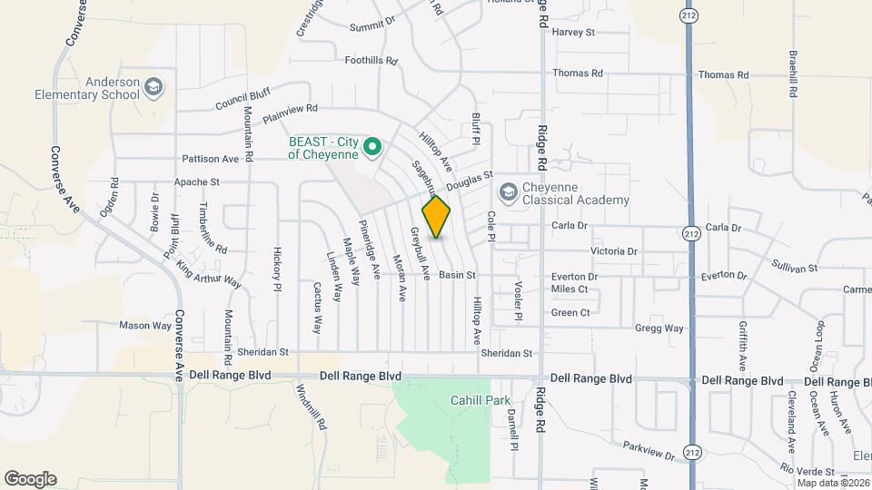 5036 Sagebrush Ave Map and Location Details