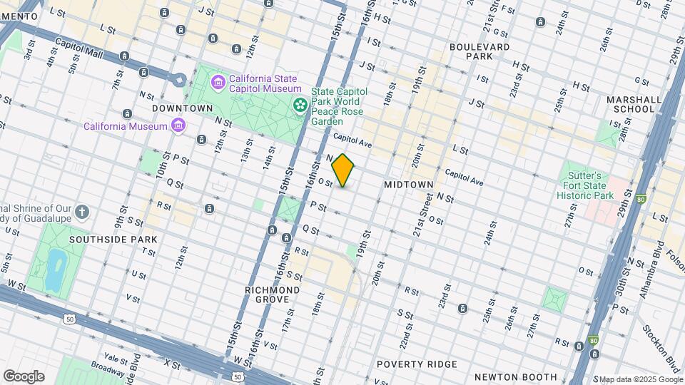 1712 O St Map and Location Details