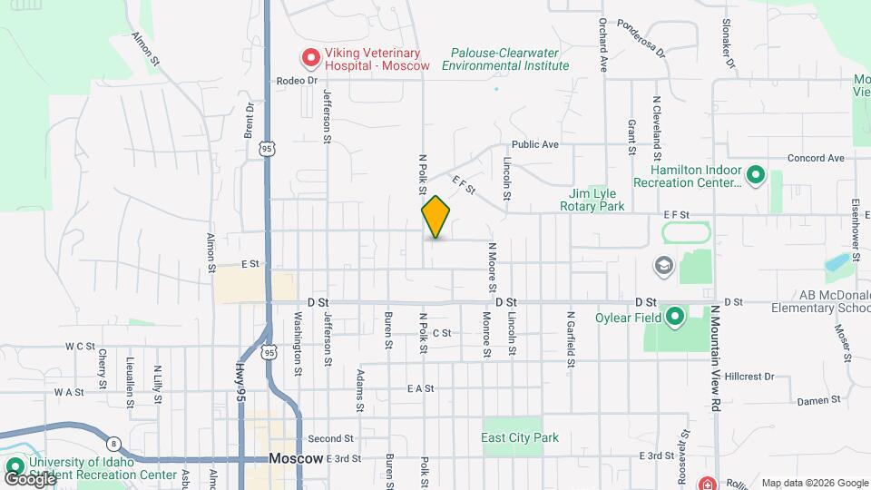 609 E Homestead Pl Map and Location Details