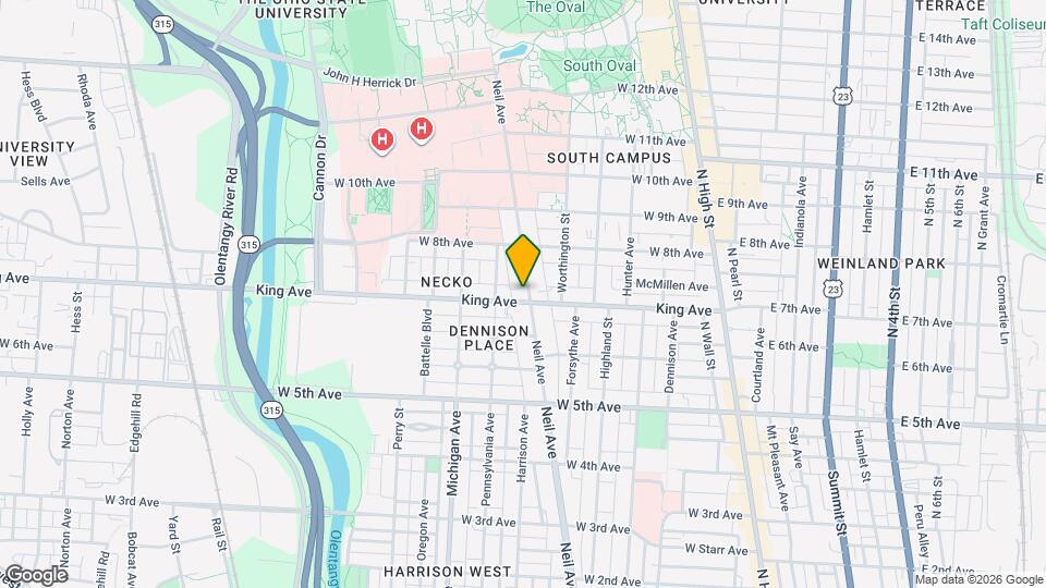 1433 Neil Ave Map and Location Details