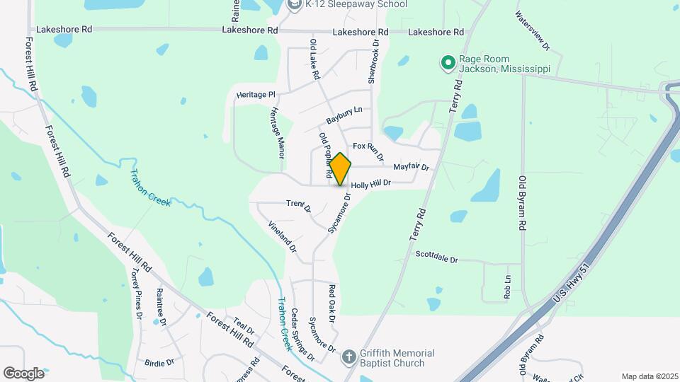 209 Holly Hill Dr Map and Location Details