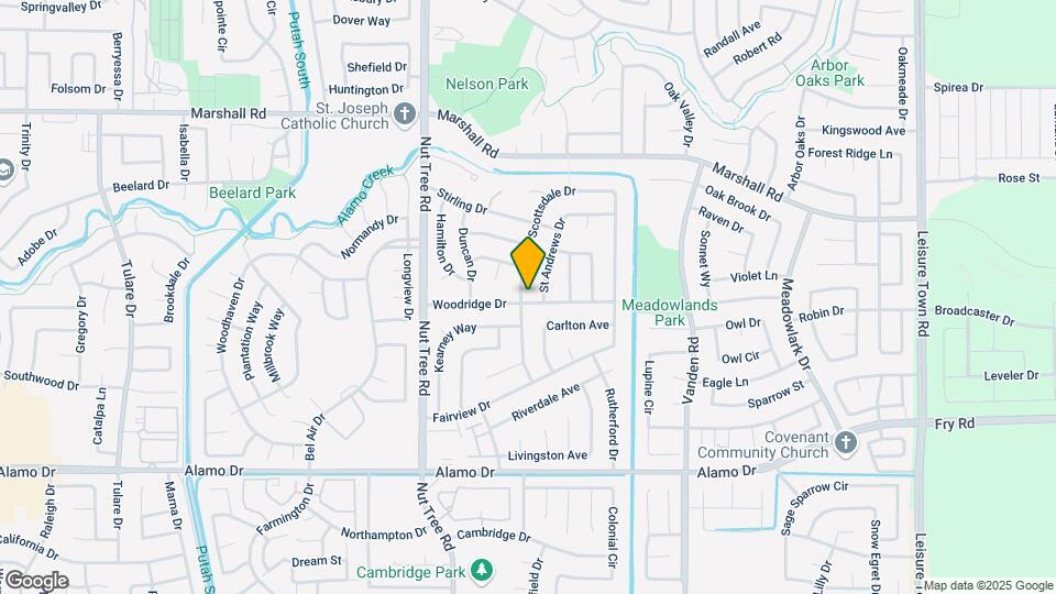 1101 Woodridge Dr Map and Location Details