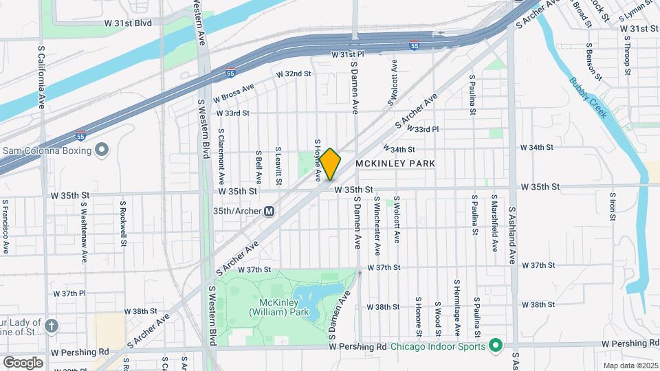 3477-3481 S Archer Ave Mapa y Detalles de la Ubicación