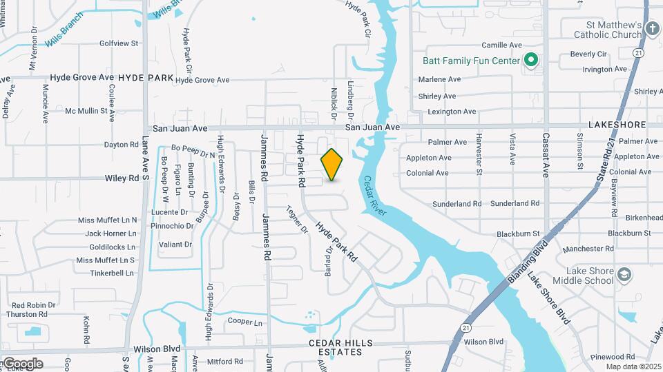 2133 Hyde Park Rd Map and Location Details