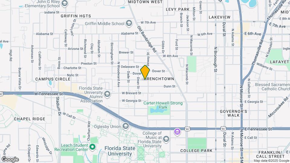 707 Dent St Map and Location Details