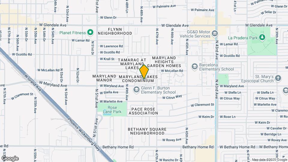6550 N 47th Ave Mapa y Detalles de la Ubicación