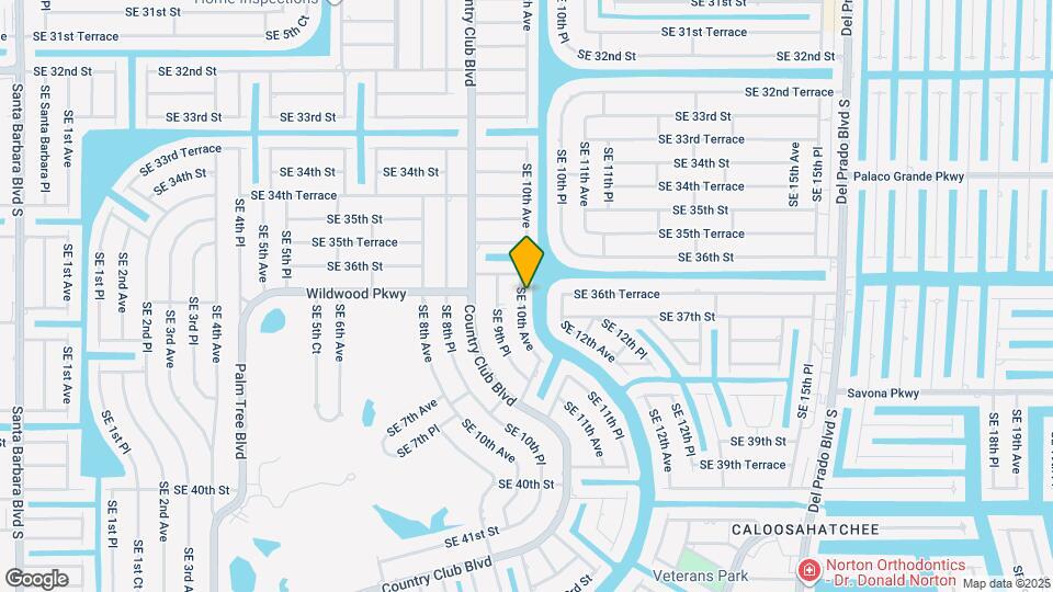 3619 SE 10th Ave Map and Location Details